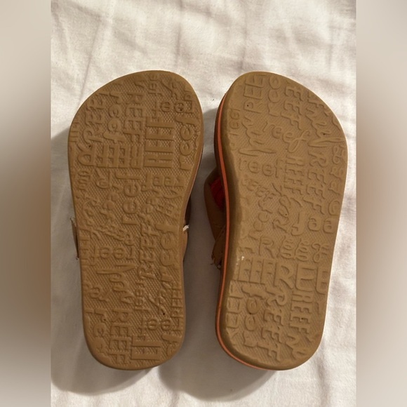 REEF Little Ahi Flip-Flops size 3/4 excellent condition - Picture 3 of 8